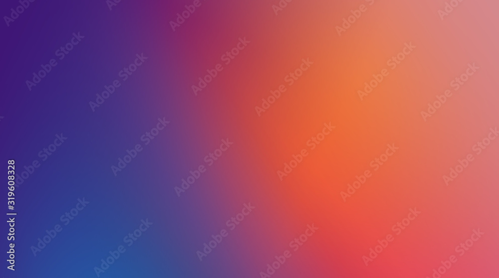 Purple, Blue and Orange Blurred Motion Abstract Background Design - obrazy, fototapety, plakaty 
