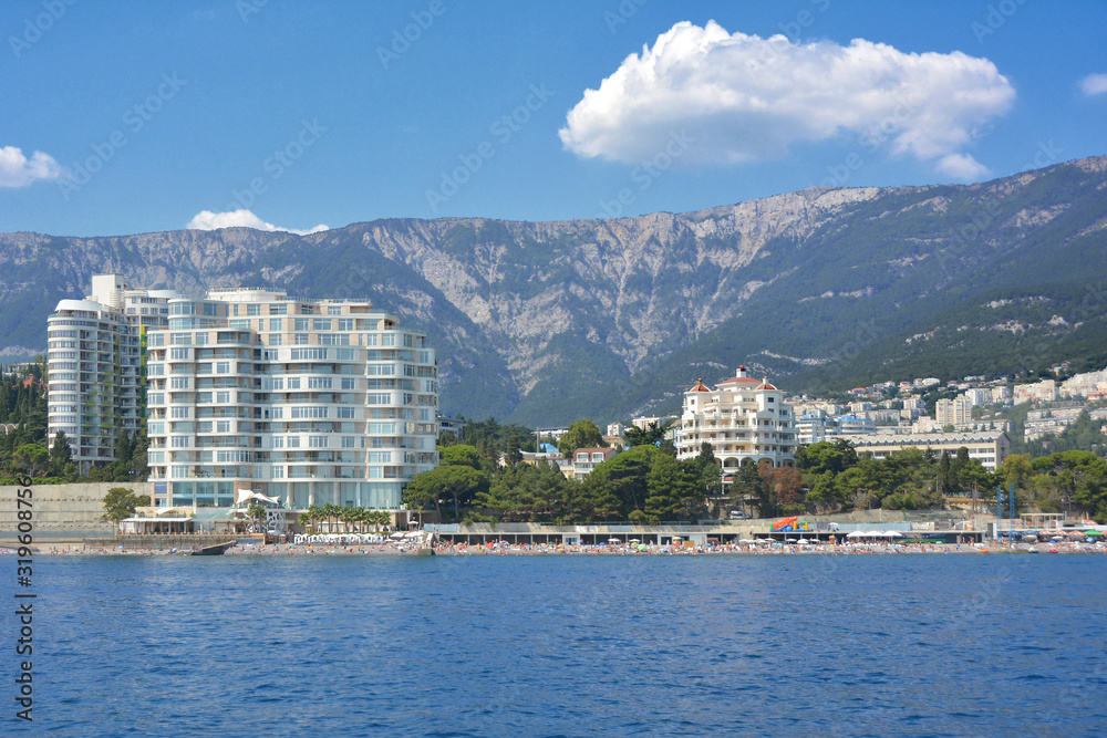 Crimea. Sea view of Yalta.