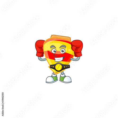 Happy Face Boxing chinese gold tops toy cartoon character design