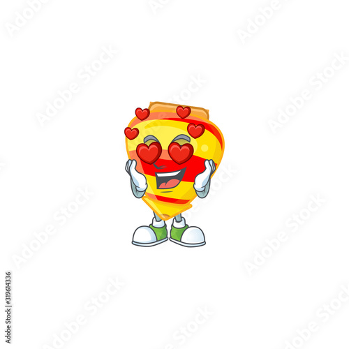 falling in love cute chinese gold tops toy cartoon character design