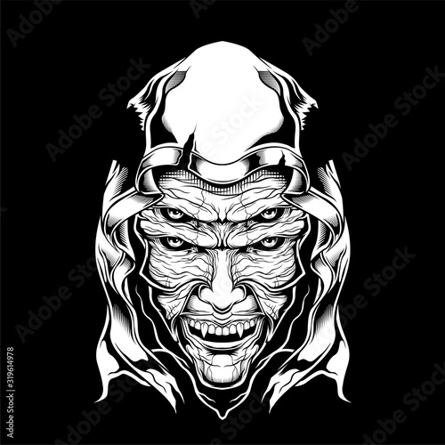 Scary grim reaper Vector Illustrations