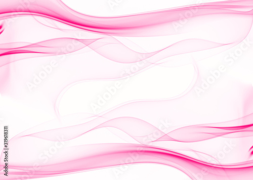Abstract pink smoke with space as background for design