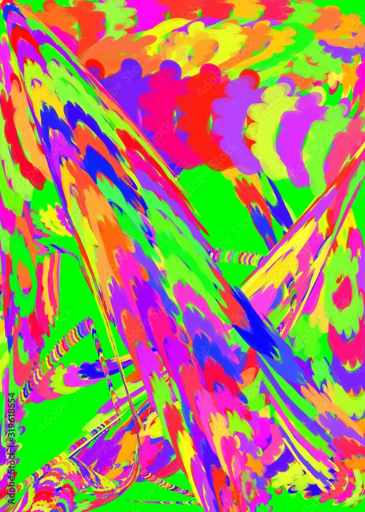 Multicolored mosaic in various shapes - Lilleaker Multicolored mosaic in various shapes - Lilleaker