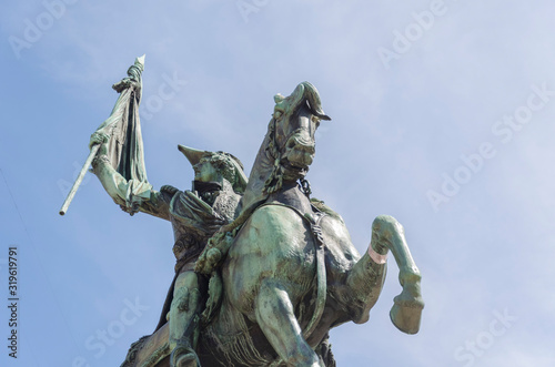 General Manuel Belgrano, bronze equestrian monument located in Plaza de Mayo photo