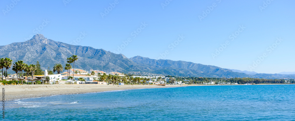 Playa de Rio Verde, Marbella, Andalusia, Spain
