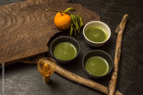 Fototapeta Naklejka Na Ścianę i Meble -  抹茶　green tea made in Japan