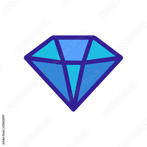 azure icon vector. A thin line sign. Isolated contour symbol illustration