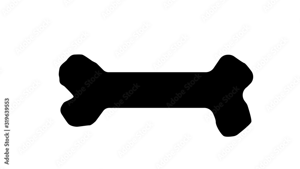 bone icon, illustration design template bone icon, illustration design template