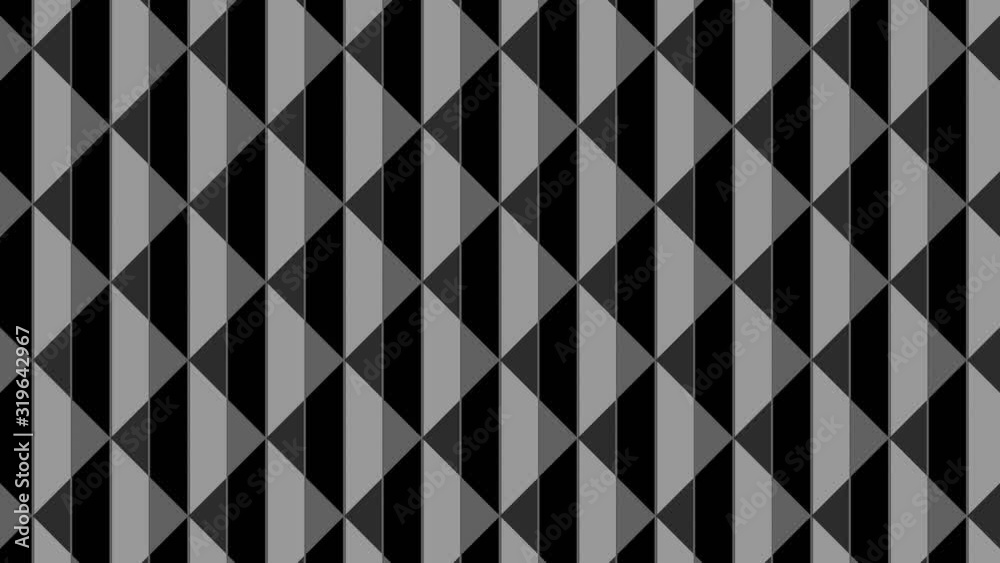 Graphic animation in black and white on a minimal background, which varies in size, angle and intensity, on a background with a hypnotic, psychedelic and stroboscopic effect, in 16: 9 video format. Graphic animation in black and white on a minimal background, which varies in size, angle and intensity, on a background with a hypnotic, psychedelic and stroboscopic effect, in 16: 9 video format.