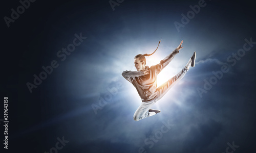 Dance is her passion . Mixe...