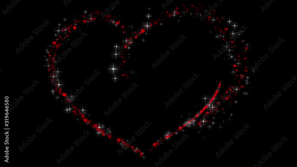 Hearts background, Valentine Day falling red heart on background. Saint Valentines greeting card motion design. Hearts background, Valentine Day falling red heart on background. Saint Valentines greeting card motion design.