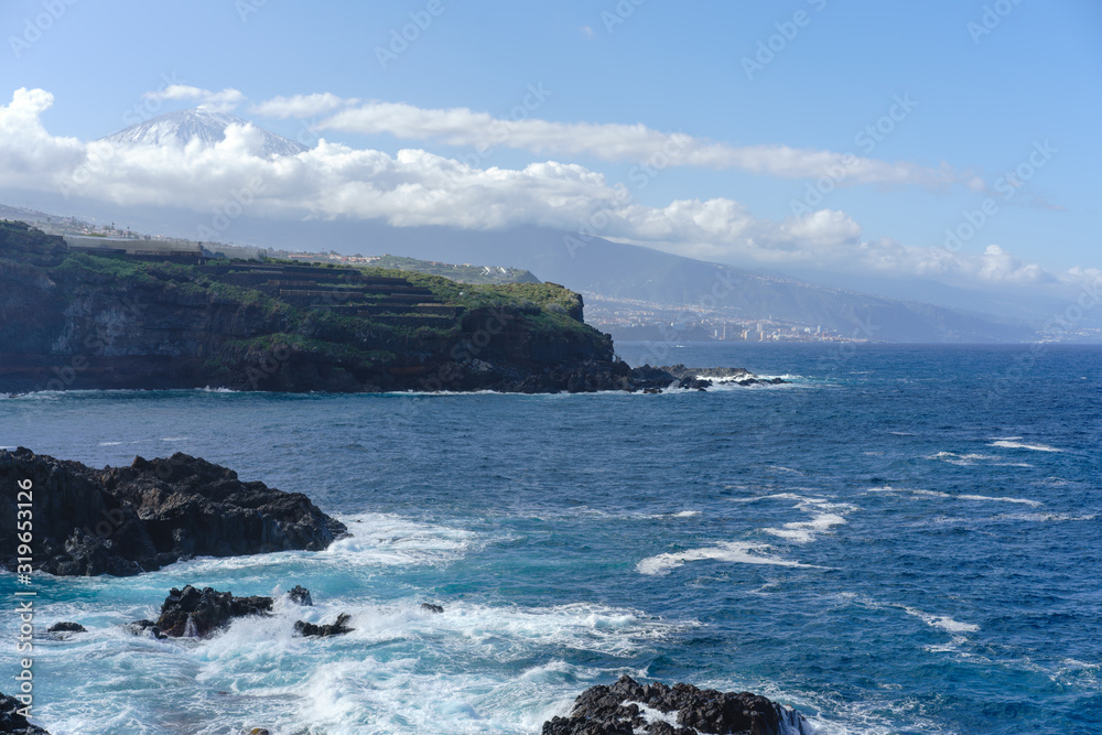 El Caleton in Garachico, Spain on the island of Tenerife in the Canary Islands.