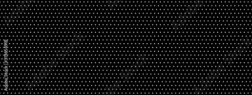 Wallpaper Mural Dot seamless pattern polka  black background. Abstract pattern with white dots. Abstract geometric shape. Geometrical backdrop. Polka dot fabric. Dotted geometric pattern. Torontodigital.ca