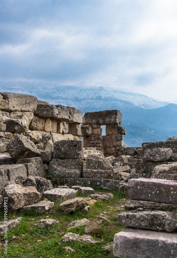 Sfireh Roman temple in North Lebanon