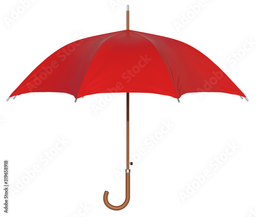 Umbrella isolated on white background