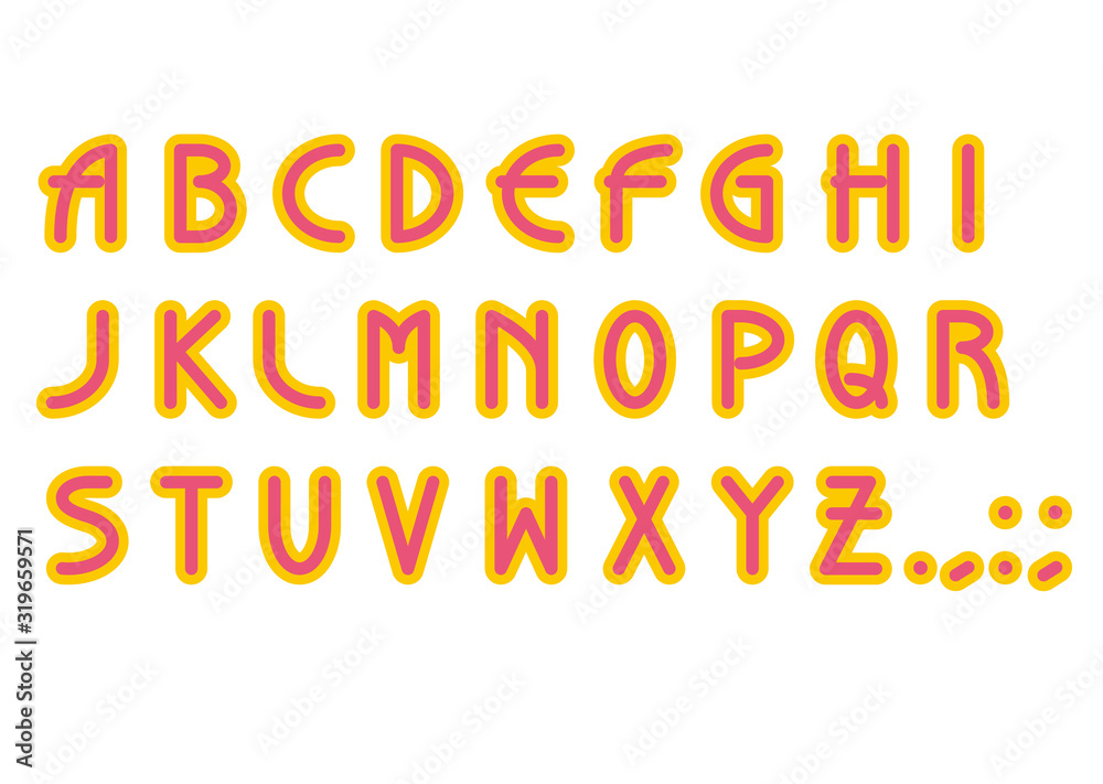 フォント アルファベット大文字