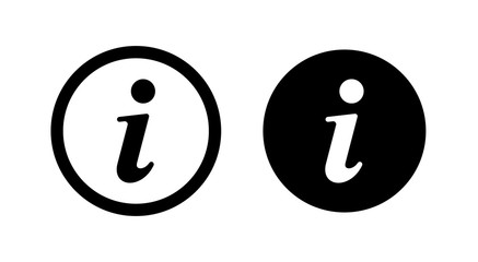 info sign, information icon vector