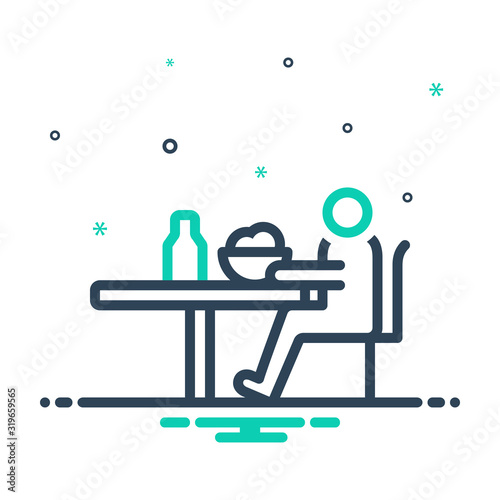 mix icon for depending