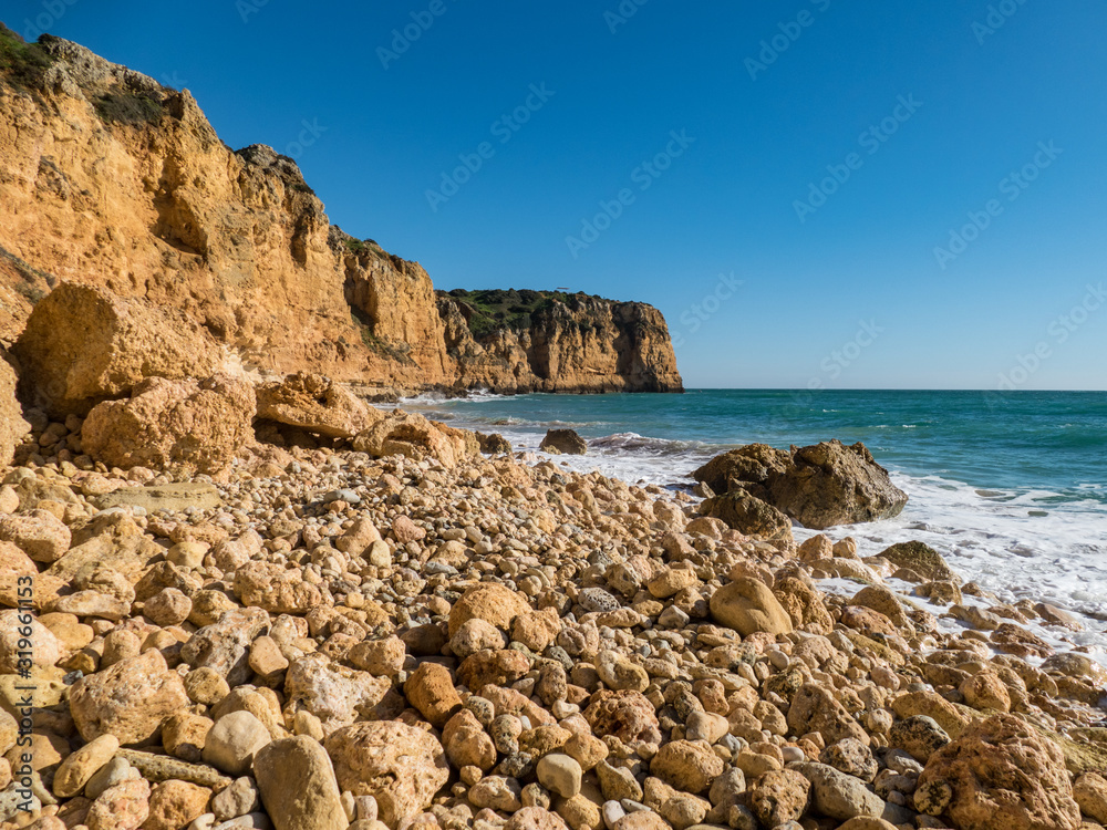 beautiful sea caves of portugal algarve coast