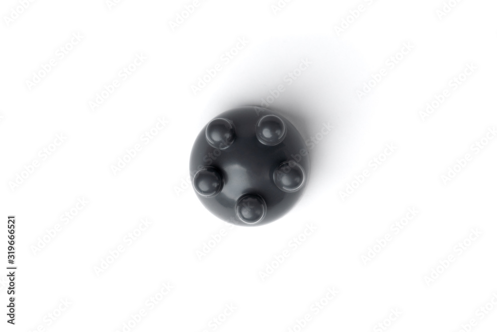 Nozzles for electric massager isolated on white background. Nozzles for electric massager isolated on white background.
