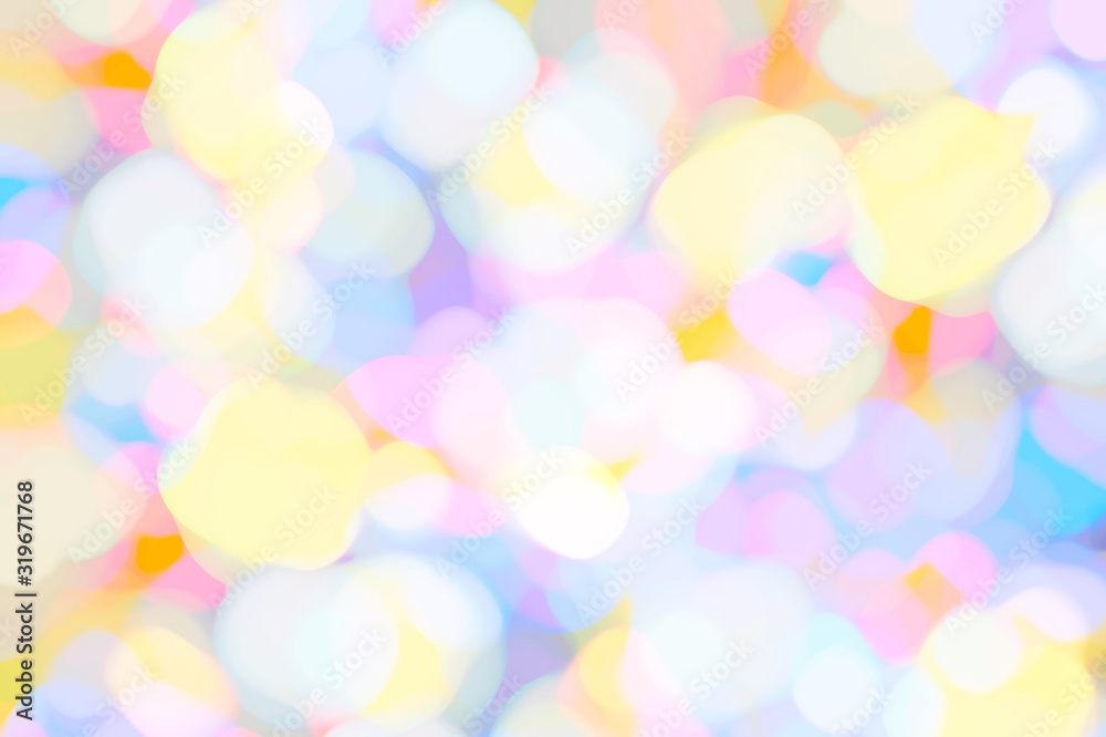 bokeh blurred abstract colorful background