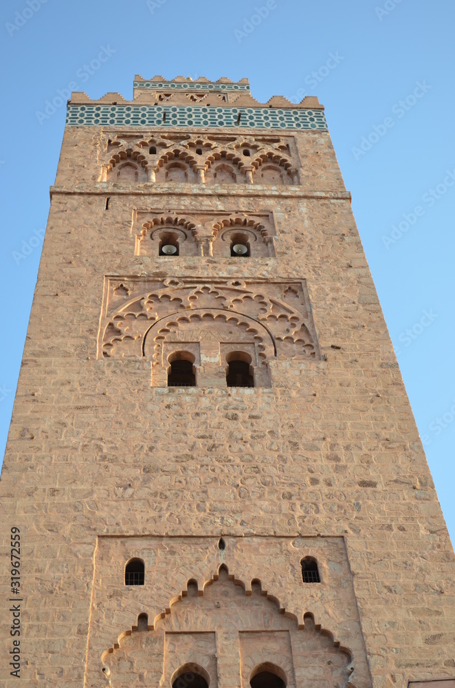  Mosquée Koutoubia avec Minaret à Marrakech Maroc 