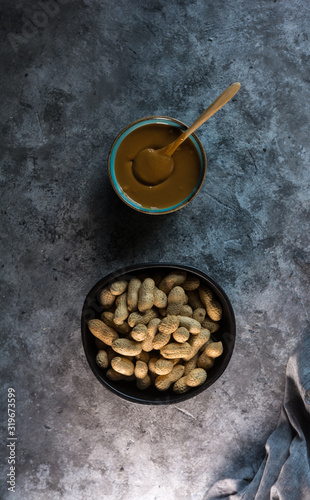 photograph of homemade peanut butter