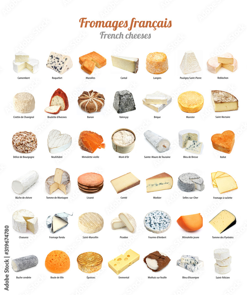 Fromages français / French cheeses Stock Photo Adobe Stock