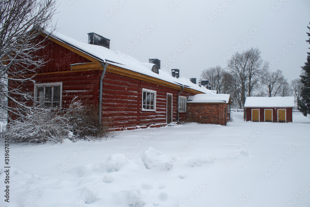 Finlandia, Lappeenranta, winter 2020. Buildings and structures Finlandia, Lappeenranta, winter 2020. Buildings and structures