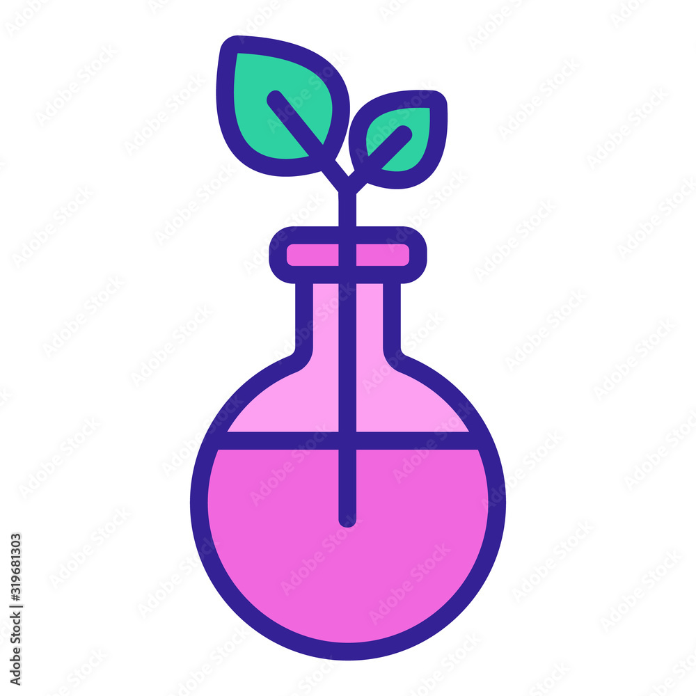 Obraz premium Environmental medicine is an icon vector. Thin line sign. Isolated contour symbol illustration