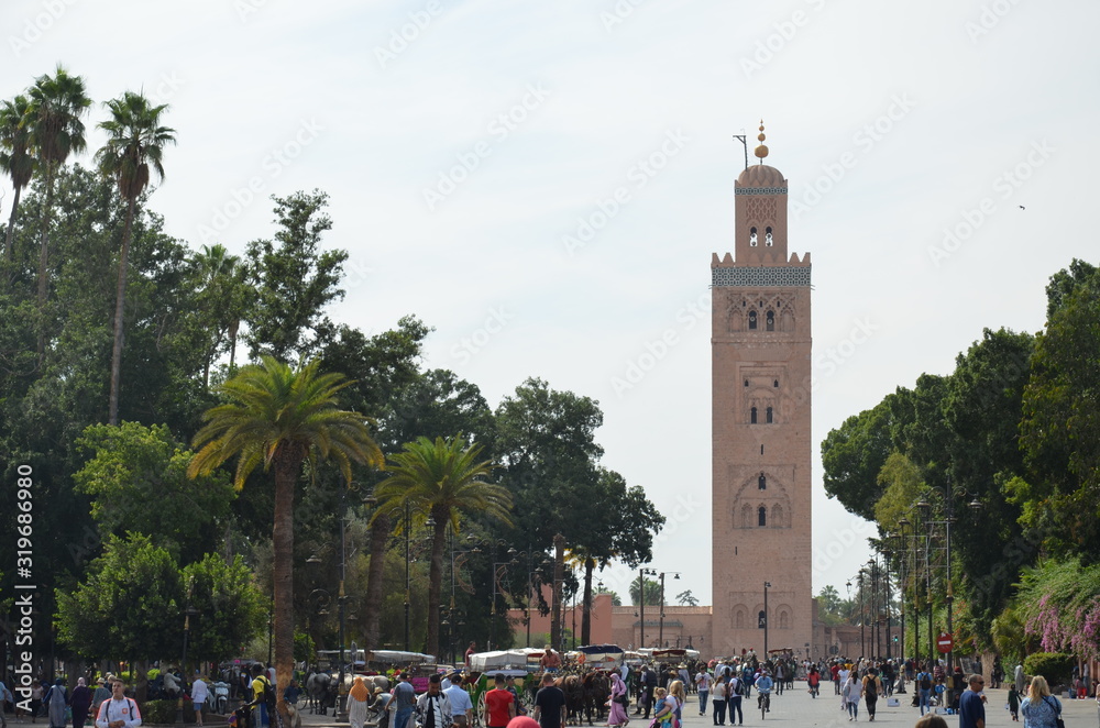 Mosquée Koutoubia à Marrakech Maroc