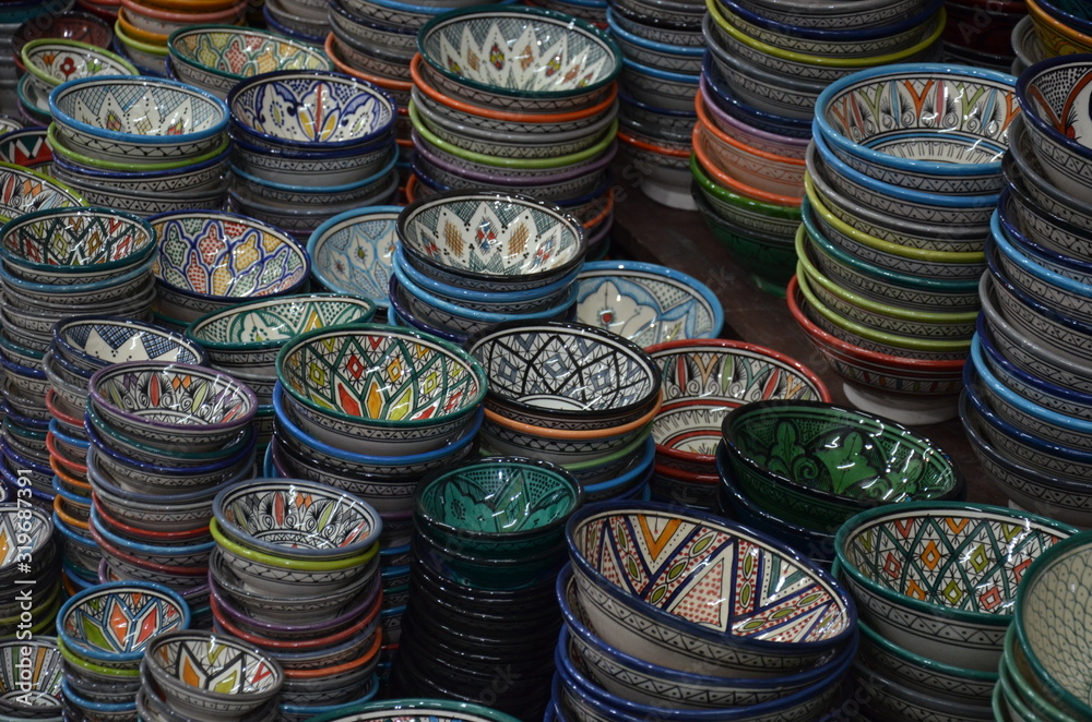 Vaisselle marocaine traditionnelle