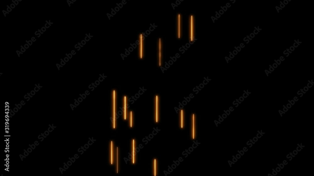 Red spark rays motion graphics with dark background Red spark rays motion graphics with dark background