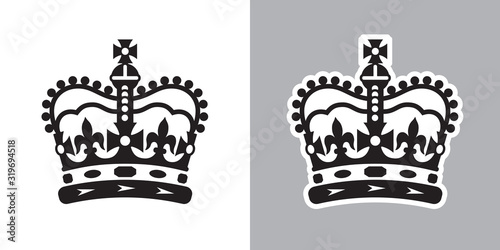 Fotografia Imperial state crown of the UK ( United Kingdom of Great Britain and Northern Ireland )