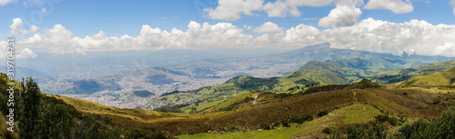 City view of Quito / City view of Quito, the capital of Ecuador, South America.