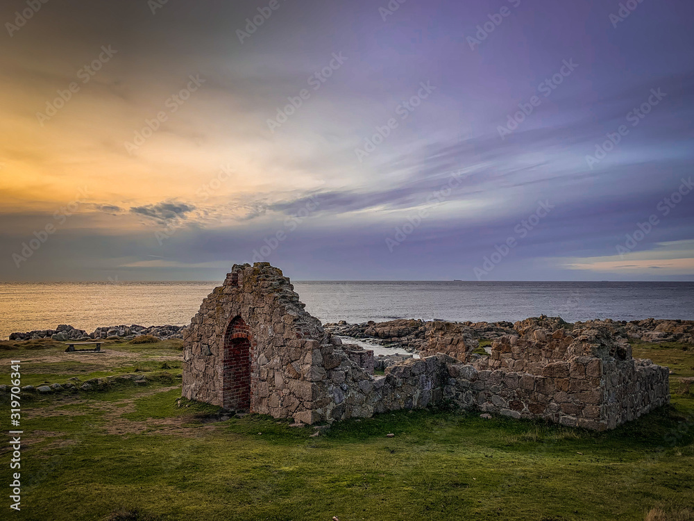 Old chapel at the ocean