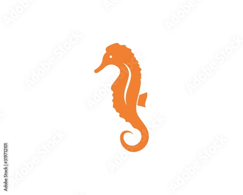 seahorse vector icon illustration design