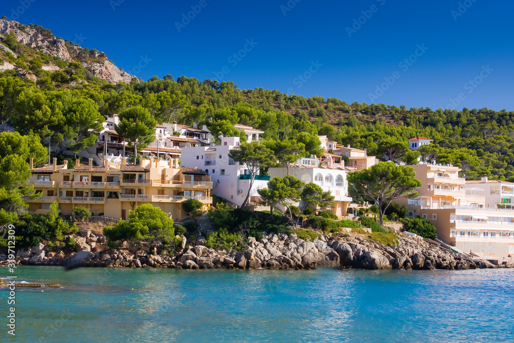 Bay of St. Elm, Majorca,Mallorca, Spain, Europe