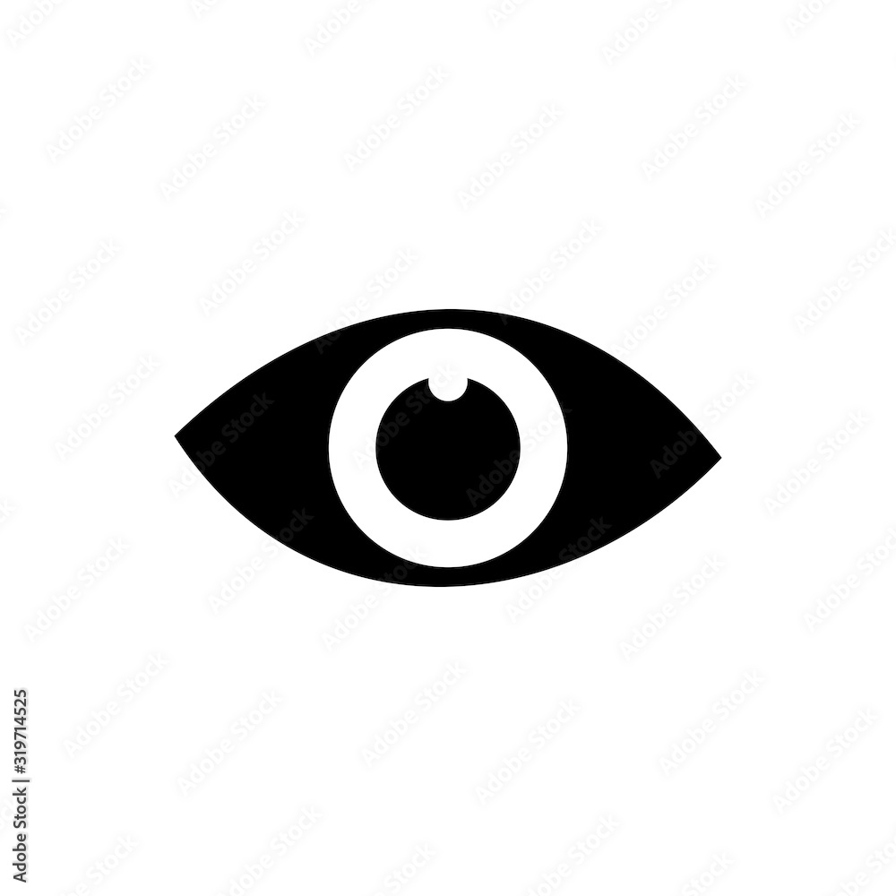 Obraz premium eye vector icon illustration sign