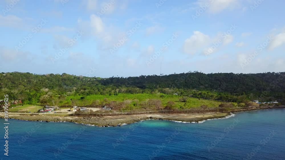 colorful ocean San Andres Island drone shots