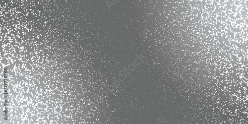Techno background with glowing dots, hi-tech concept, black and white color