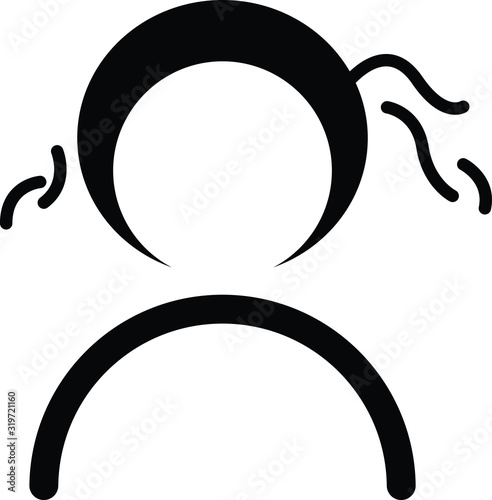 Hair loss icon