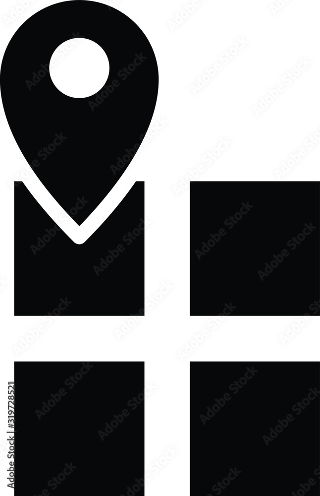 land on map icon land on map icon