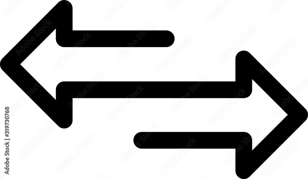 Migration icon, vector
