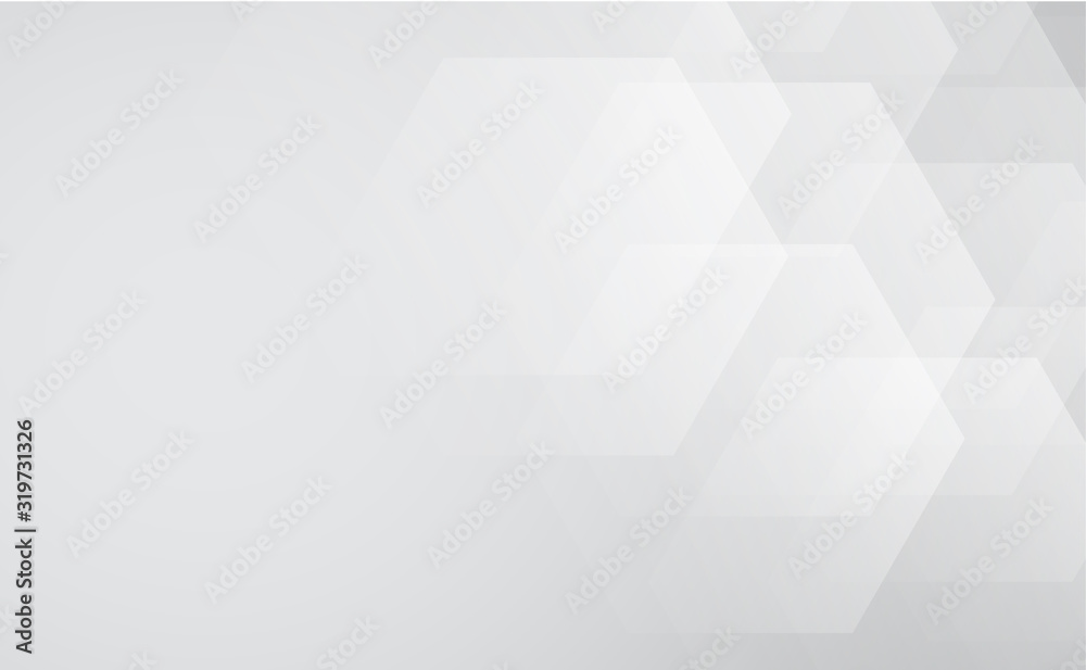 Obraz premium Abstract white and gray gradient background. Shapes design background. Illustration