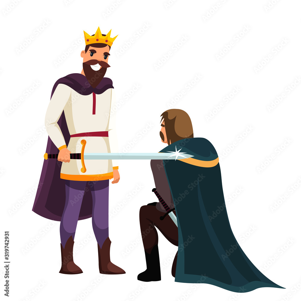 official-knighting-ceremony-king-putting-sword-on-male-shoulders