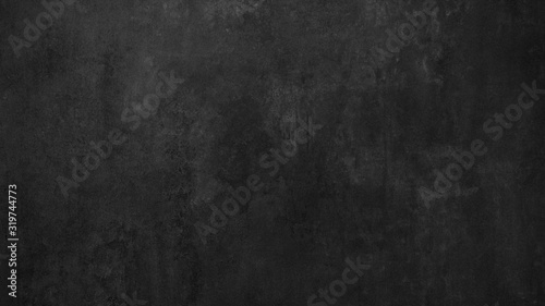 black stone concrete texture background anthracite panorama banner long 