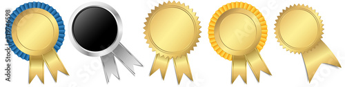 medal gold template set