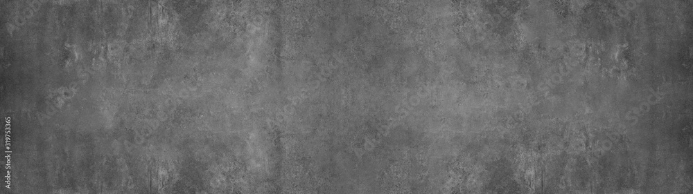 black grey gray stone concrete texture background anthracite panorama banner long