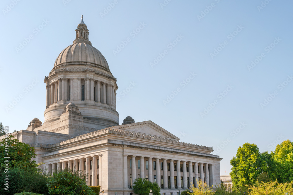 Obraz premium State Capitol (Legislative building) in Olympia, capital of Washington state, USA